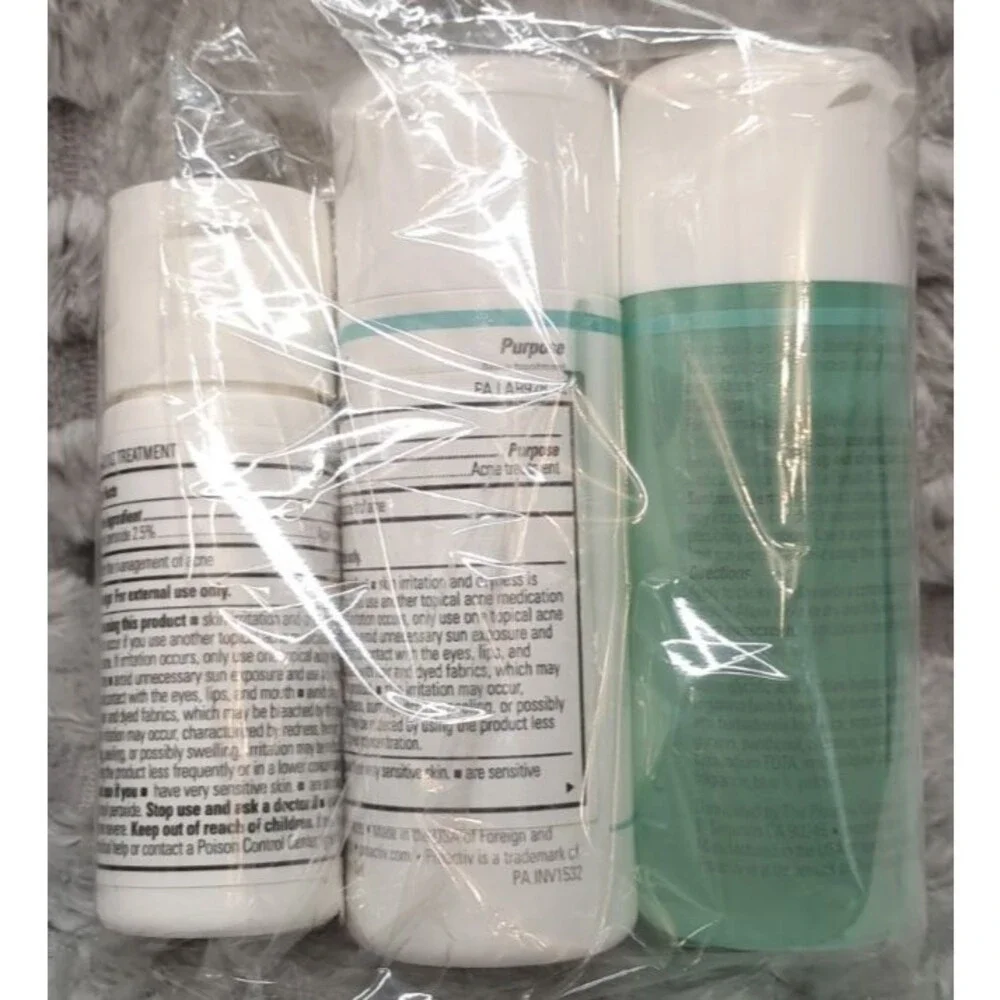 New Proactiv 30 Day 3 Piece Kit Step System  CLEANSE & Tone 2oz REPAIR 1oz Acne
